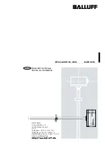 Preview for 19 page of Balluff BTL5-A11 series Technical Description, User'S Manual