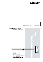 Preview for 35 page of Balluff BTL5-A11 series Technical Description, User'S Manual