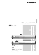 Предварительный просмотр 10 страницы Balluff BTL5-S1 Series User Manual