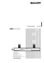 Balluff BTL6-A301-M-A1-S115 Series User Manual preview