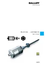 Balluff BTL6-V11V-M Series User Manual предпросмотр