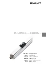 Balluff BTL7-A/C/E/G501-M P-S32/S115/KA Series User Manual предпросмотр