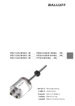 Balluff BTL7-A50 Series User Manual предпросмотр