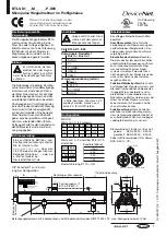 Предварительный просмотр 2 страницы Balluff DeviceNet BTL5-D1-M-P-S93 Series Condensed Manual