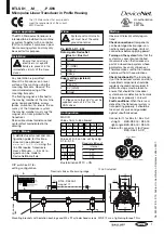 Предварительный просмотр 3 страницы Balluff DeviceNet BTL5-D1-M-P-S93 Series Condensed Manual