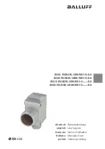 Balluff IO-Link BOS R080K-XM-RS10 S4 Series User Manual preview