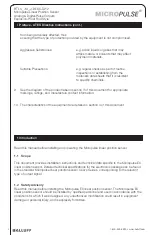 Preview for 4 page of Balluff Micropulse BTL5 Series Technical Description, User'S Manual