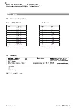 Preview for 23 page of Balluff MICROPULSE+ BTL7-A501-M Series User Manual