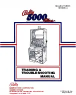Bally 5000 Plus Manual preview