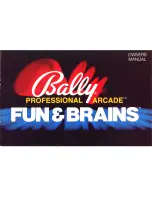 Preview for 1 page of Bally Professional Arcade Fun & Brains Owner'S Manual