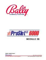 Preview for 119 page of Bally ProSlot 6000 Setup And Operation