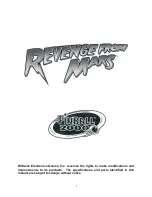 Preview for 7 page of Bally Revenge from mars Pinbal 2000 Operation Manual