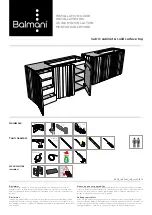 Preview for 1 page of Balmani Cub'O Installation Manual