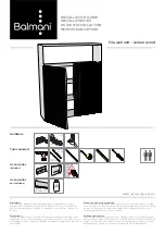 Balmani Fila Wall Unit Installation Manual предпросмотр