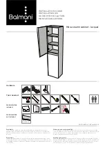 Предварительный просмотр 1 страницы Balmani Mitra Column Cabinet Installation Manual