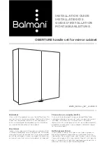 Предварительный просмотр 1 страницы Balmani OBERTURE Installation Manual