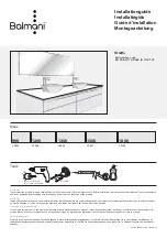 Balmani Stretto 900 Installation Manual preview