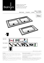 Balmani TABLO STRADA Installation Manual preview