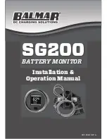 Preview for 1 page of Balmar SG200 Installation & Operation Manual