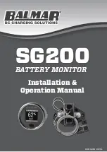 Balmar SG210 Installation & Operation Manual preview
