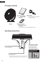 Preview for 6 page of BALMUDA GreenFan Cirq EGF-3300 Series Instruction Manual