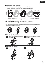 Preview for 7 page of BALMUDA GreenFan Cirq EGF-3300 Series Instruction Manual