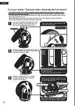 Preview for 16 page of BALMUDA GreenFan Cirq EGF-3300 Series Instruction Manual