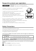 Preview for 2 page of BALMUDA K07E-BK Instruction Manual