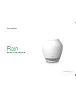 BALMUDA RAIN ERN-1000SD Series Instruction Manual preview