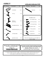 Preview for 2 page of Balt 89815 Assembly Instructions Manual