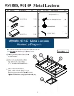 Preview for 2 page of Balt 89888 Assembly Instructions