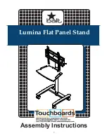 Balt Lumina Flat Panel Stand Assembly Instructions Manual предпросмотр