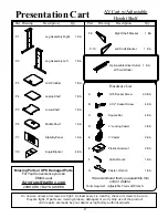 Preview for 2 page of Balt Presentation Cart Assembly Instructions Manual