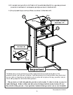 Preview for 6 page of Balt Presentation Cart Assembly Instructions Manual