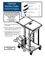 Предварительный просмотр 7 страницы Balt Presentation Cart Assembly Instructions Manual