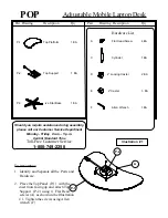 Предварительный просмотр 2 страницы Balt True Adjust POP Assembly Instructions