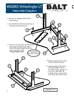 Preview for 3 page of Balt WriteAngle-LT 82883 Assembly Instructions