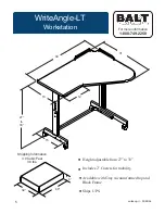 Preview for 5 page of Balt WriteAngle-LT 82883 Assembly Instructions