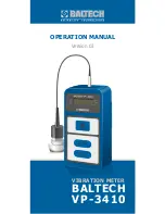 Baltech VP-3410 Operation Manual предпросмотр