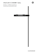 Preview for 1 page of BALTENSWEILER HALO LED S CASAMBI Mounting And Operating Instructions