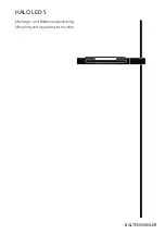 Preview for 1 page of BALTENSWEILER HALO LED S Mounting And Operating Instructions