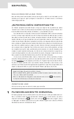 Предварительный просмотр 47 страницы Baltic 165N User Manual