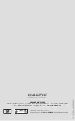 Preview for 39 page of Baltic 190N User Manual