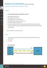 Preview for 1 page of BaltLED CRANELUX LUMINAIRES Installation Manual