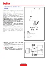 Preview for 13 page of baltur 17020010 Instruction Manual For Installation, Use And Maintenance