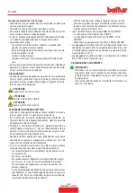 Предварительный просмотр 6 страницы baltur 17170010 Instruction Manual For Installation, Use And Maintenance