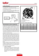 Preview for 15 page of baltur 17170010 Instruction Manual For Installation, Use And Maintenance