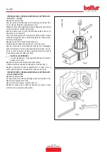 Предварительный просмотр 22 страницы baltur 17170010 Instruction Manual For Installation, Use And Maintenance