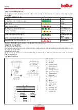 Предварительный просмотр 46 страницы baltur 17170010 Instruction Manual For Installation, Use And Maintenance