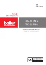 Preview for 1 page of baltur 17290015 Manual User Instructions